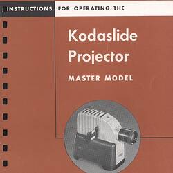 Vintage Kodak Kodaslide Projector Master Model avec étui