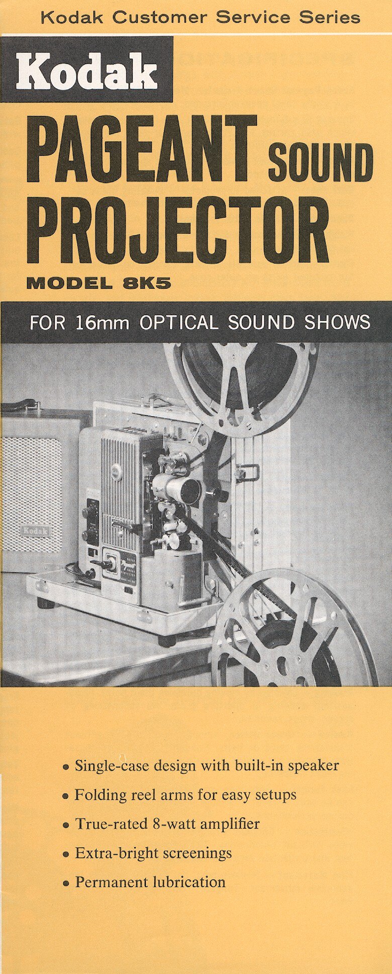 Publicity Leaflet - Eastman Kodak, 'Pageant Sound Projector