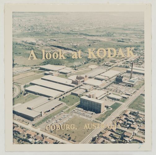 Aerial View of Kodak Coburg, circa 1960s