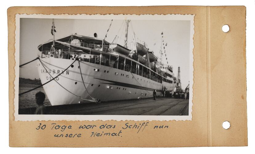 Passenger Ship MS Skaubryn, Freemantle, Dec. 1955