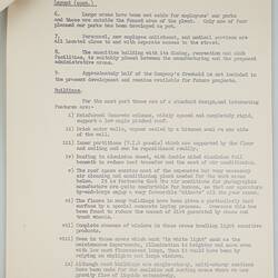 Research Notes - 'Features of the Coburg Development'. Kodak (Australasia) Pty Ltd, History of Kodak (Australasia) Pty Ltd, Coburg, circa 1960s. Page 3/5