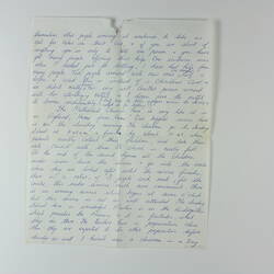 Letter - Sheila & Geoff Snook, Australia to Family, England, 8 Jan 1966