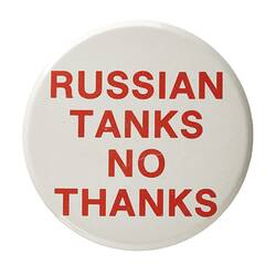 Badge - Russian Tanks No Thanks