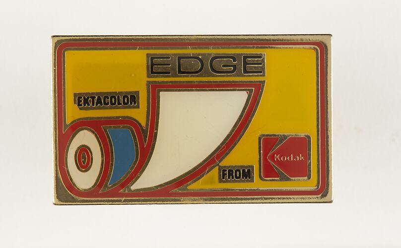 Lapel Pin - Kodak, Ektacolor Edge, circa 1990s, Obverse