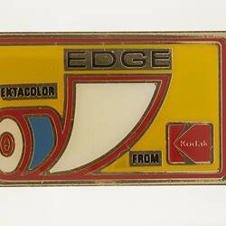 Lapel Pin - Kodak, Ektacolor Edge, circa 1990s, Obverse