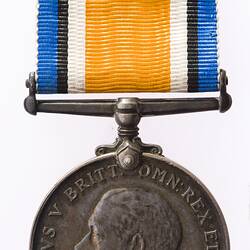 Medal - British War Medal, Great Britain, Private Charles Michael Mills, 1914-1920