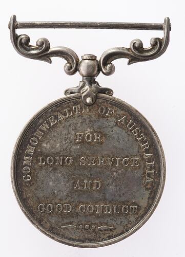Medal - Commonwealth of Australia Long Service & Good Conduct Medal, Specimen, King Edward VII, Australia, 1902-1910 - Reverse