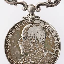 Medal - Victoria Long Service & Good Conduct Medal, Specimen, Victoria, Australia, 1902 - Obverse