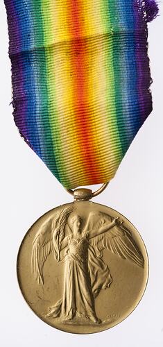 Medal - Victory Medal 1914-1919, Great Britain, Acting Sergeant William Marcus Osborne, 1919 - Obverse