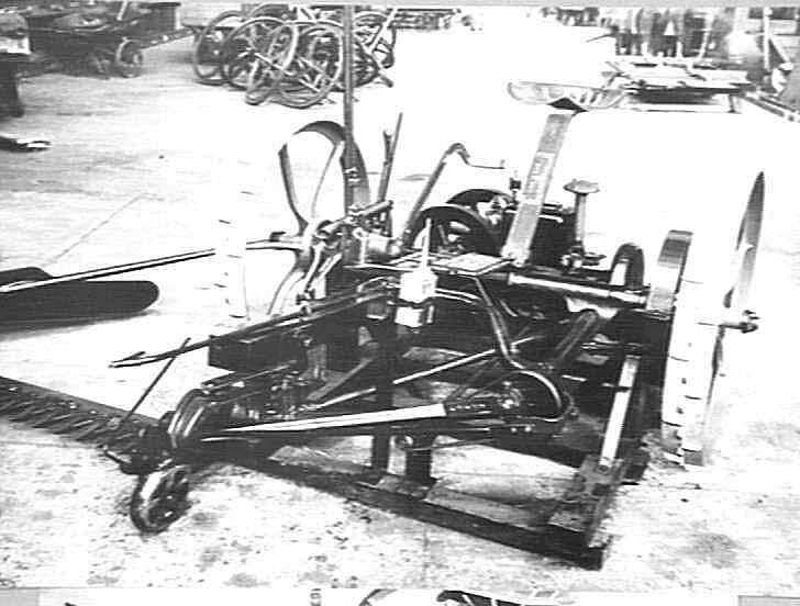 Photograph - H.V. McKay Massey Harris, Mower Fitted with Sundial Engine ...