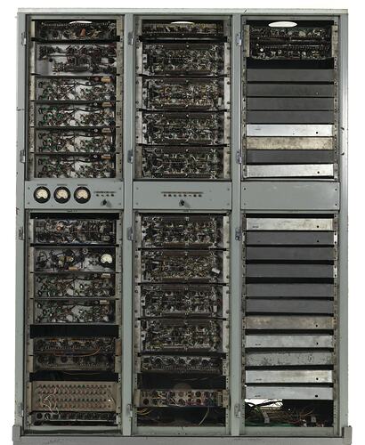Cabinet - CSIRAC Computer, Front 5, Mercury Delay Line Control Circuits, 1949-1964