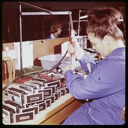 Slide - Kodak Australasia Pty Ltd, Camera Assembly Production Line, circa 1960s