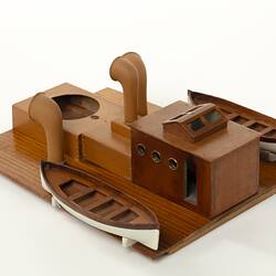 Deck Section with Lifeboats and Cabin - Steam Ship Model, SS Aberfeldie