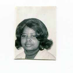 Passport Photograph - Sylvia Motherwell, Australia, 1975