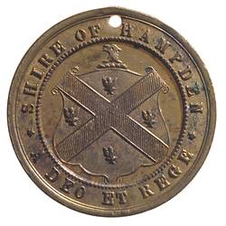 Medal - Jubilee of Queen Victoria, Shire of Hampden, Victoria, Australia, 1887