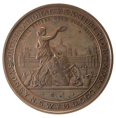 Medal - International Exhibition, Sydney, Bronze Prize, 1879 A.D.