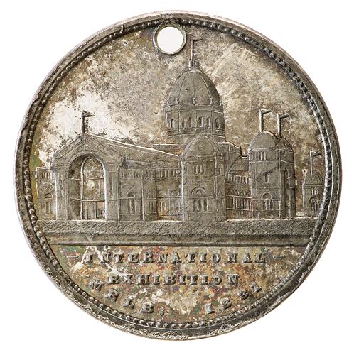 Medal - Melbourne Exhibition Commemorative, 1881 AD