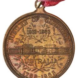 Medal - Jubilee of Canberra, 1963 AD