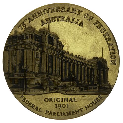 Medal - 75th Anniversary of Australian Federation, 1976 AD
