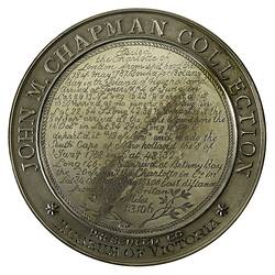 Medal - Bicentenary of the Charlotte Medal, 1788 - 1988, 1988 AD