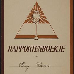 School Report - 'Rapportenboekje'', Hendrika Perdon, Rotterdam, The Netherlands, 1950-52