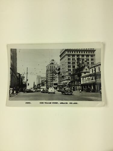 HT 54776, Postcard - King William Street, Adelaide, South Australia, 1967 (MIGRATION), Document, Registered
