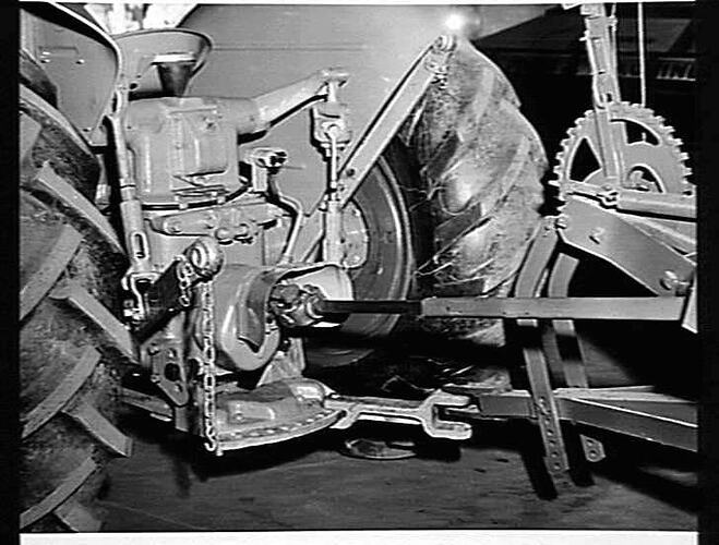 NEW FORDSON DIESEL AND POTATO DIGGER: JULY 1954