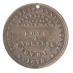 Medal - Anniversary, Monster Clothing Co, Victoria, Australia, 1878