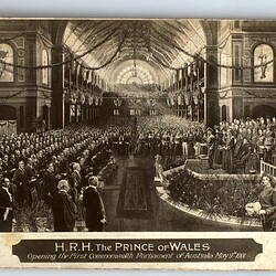 Postcard - Opening of Federal Parliament (Documents)