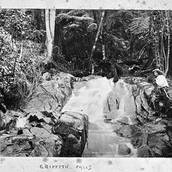 Photograph - by A.J. Campbell, Griffith Falls, Dandenong Ranges, Victoria, circa 1890