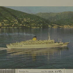 Postcard - Lloyd Triestino Liner Guglielmo Marconi