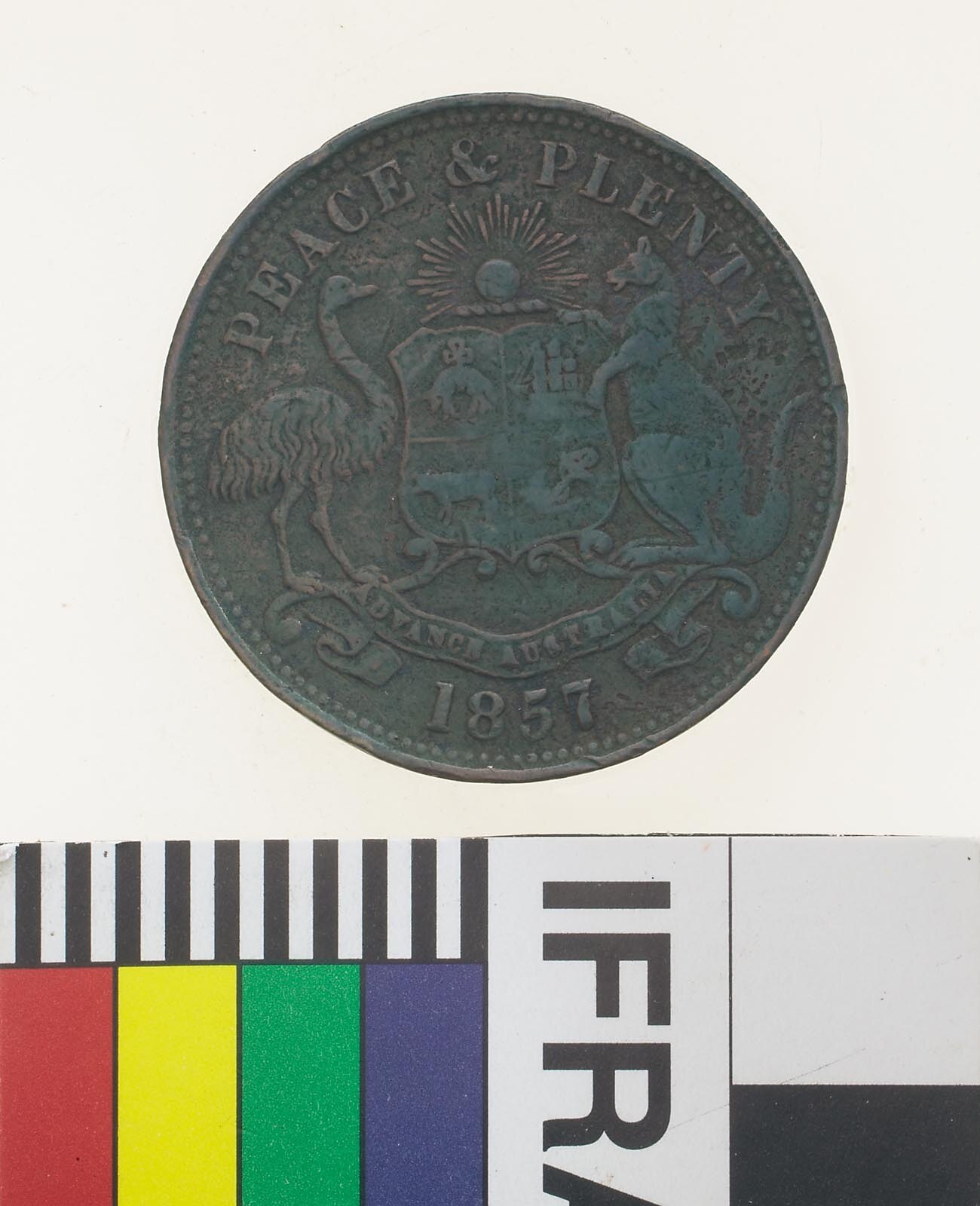 Token - Halfpenny, Hanks & Lloyd, Australian Tea Mart, Sydney, New