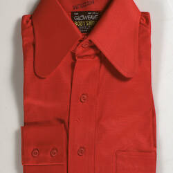 Shirt - Gloweave, Body Shirt, Red, 1960s