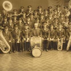 Digital Photograph - Anzac Military Band, circa 1920