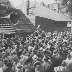Photograph - H.V McKay Massey Harris, Opening of H.V.McKay Smithy, Sunshine, Victoria, 1928