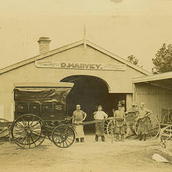 Photograph - Daniel Harvey, Horse Drawn Vehicle, circa 1915