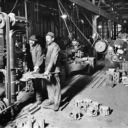 Machine room, Sunshine Factory, circa 1910