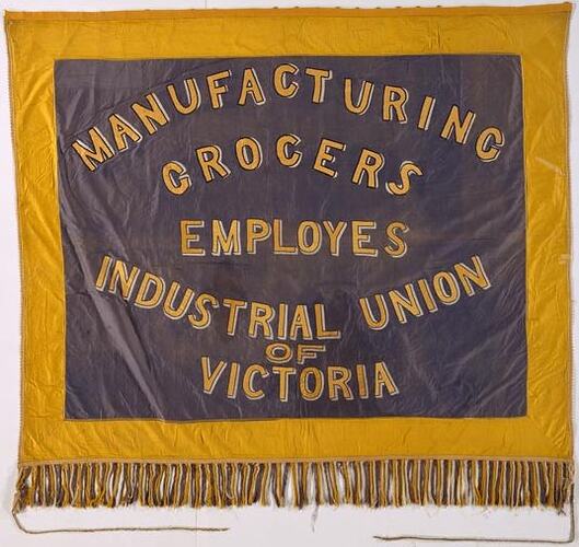 Banner - Manufacturing Grocers Employees Industrial Union of Victoria