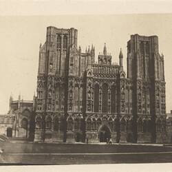 Photograph - Wells Cathedral, England, Tom Robinson Lydster, World War I, 1916-1919