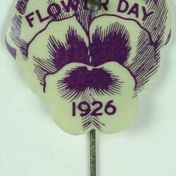 Badge - Flower Day, 1926