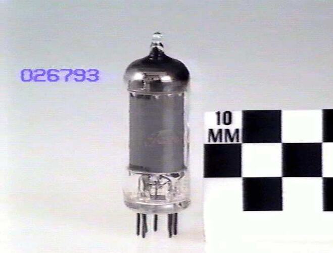 Electronic Valve - Toshiba, Pentode, Type 6AU6, 1960s