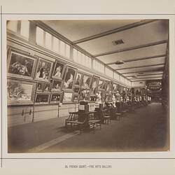 Photograph - French Court, Fine Art Gallery, Great Hall, Exhibition Building, 1880-1881