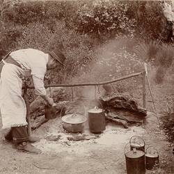 Photograph - 'Our Cook', Flinders Island, Nov 1893
