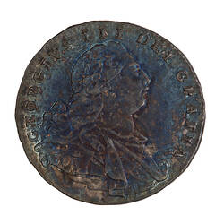Coin - Threepence, George III, Great Britain, 1800 (Obverse)