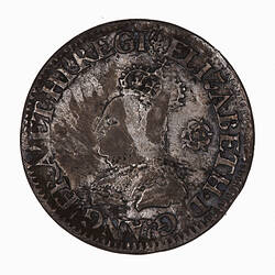 Coin - Sixpence, Elizabeth I, England, Great Britain, 1567 (Obverse)