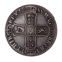 Coin - Crown, James II, Great Britain, 1688 (Reverse)