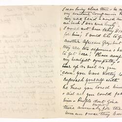 Letter - Beach to Telford, Phar Lap's Death, 07 Apr 1932