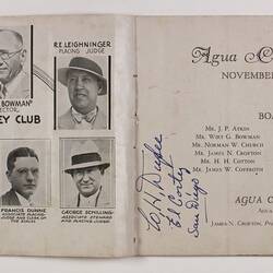 Booklet - Agua Caliente Jockey Club, Third Annual Winter Season, 1931-1932