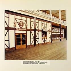Photograph - Pickwick Inn in Great Hall, Royal Exhibition Building, Melbourne, 1981
