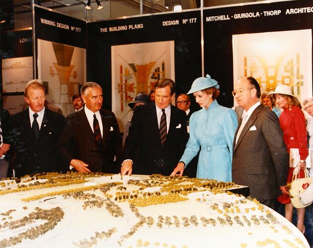 Photograph - Australian Government Exhibit, The Melbourne International Centenary Exhibition, Royal Exhibition Buildings, 1980